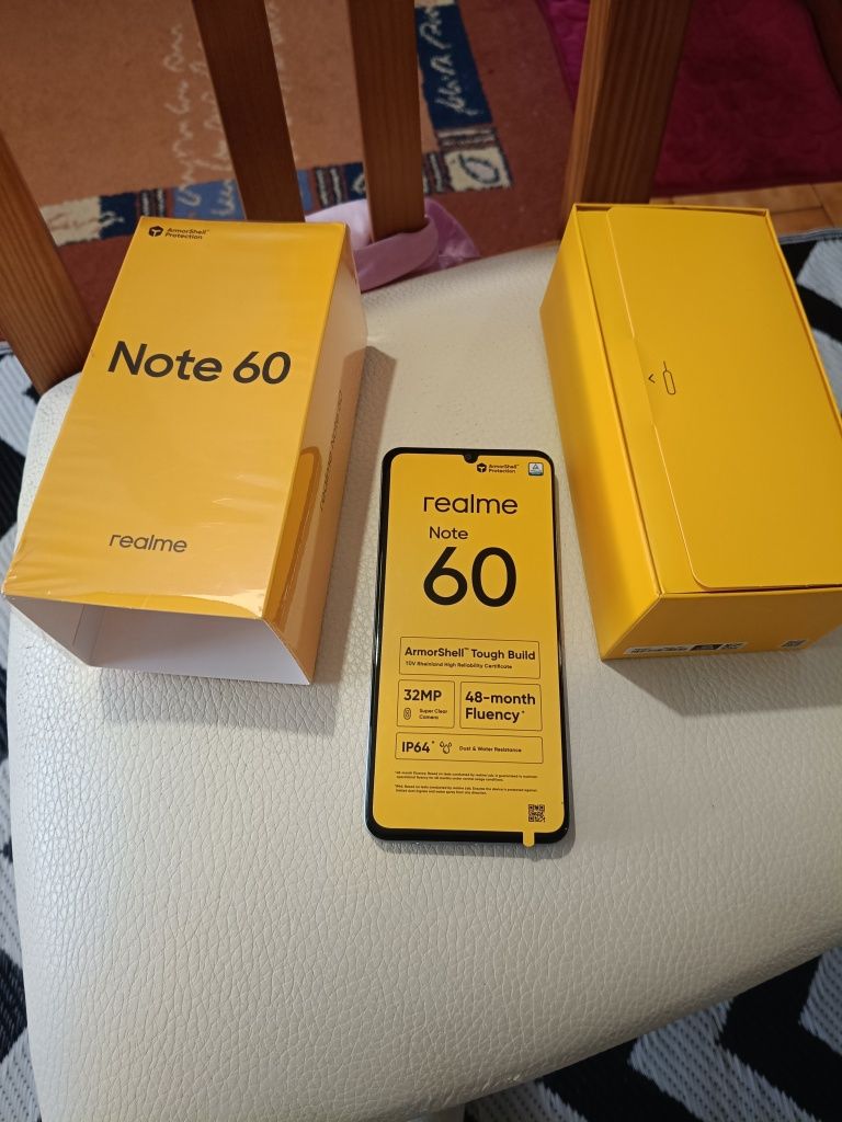 Realme Note 60 Ecrã vivido 90hz 6"74  Android 14 até 17