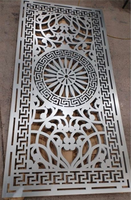 Лазерна різка металу Декоративні металеві вставки Ворота жалюзі Паркан