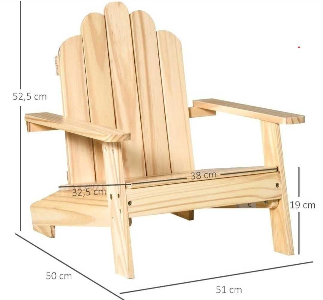Krzesło ogrodowe w amerykańskim stylu krzesełko dla dzieci do zabawy