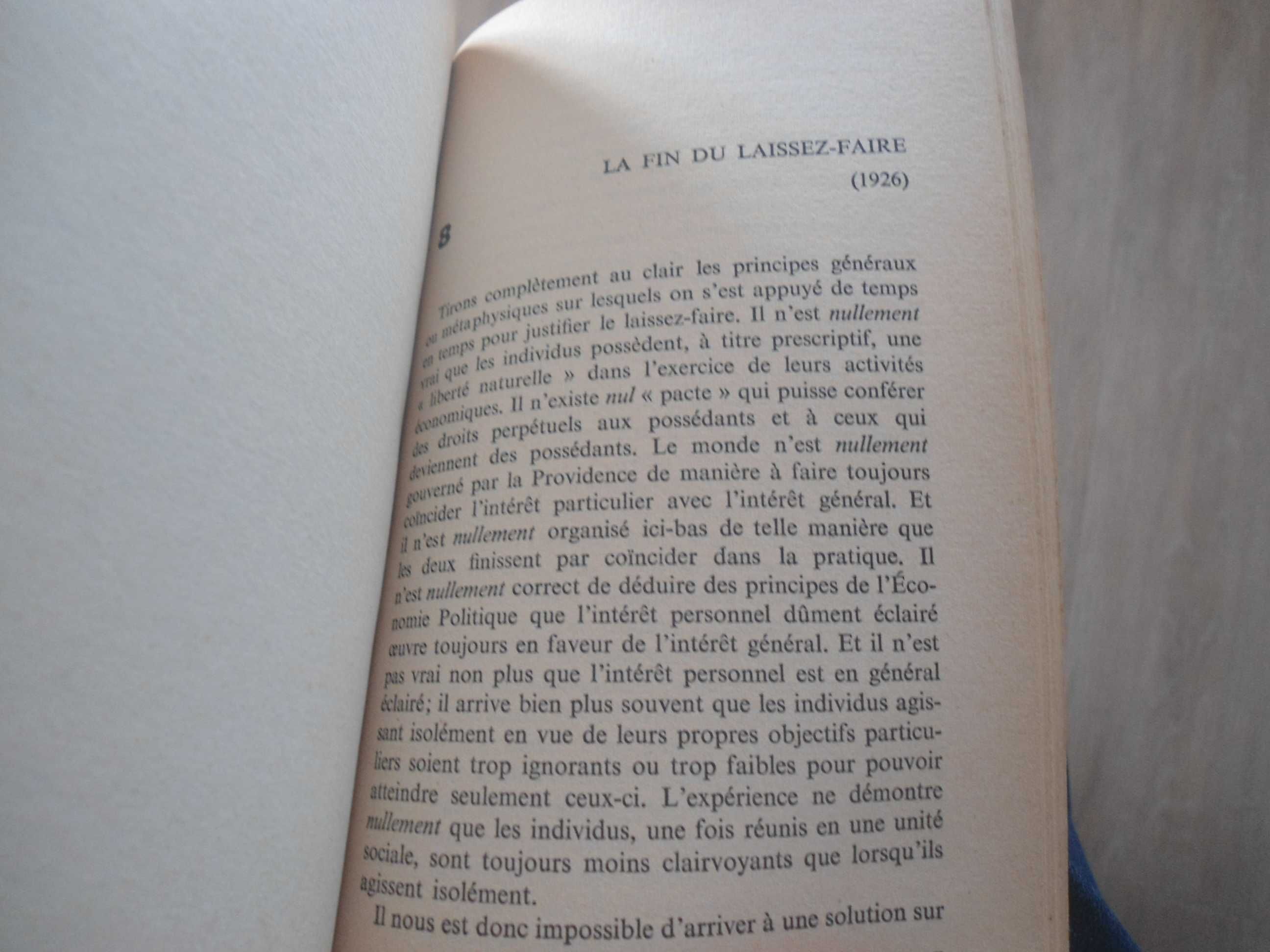 Essais sur la monnaie et l'économie por J M Keynes