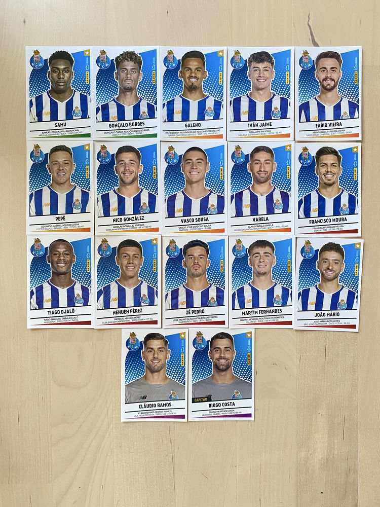 Coleção Completa cromos FCP Porto Liga Portuguesa Futebol Panini 24-25