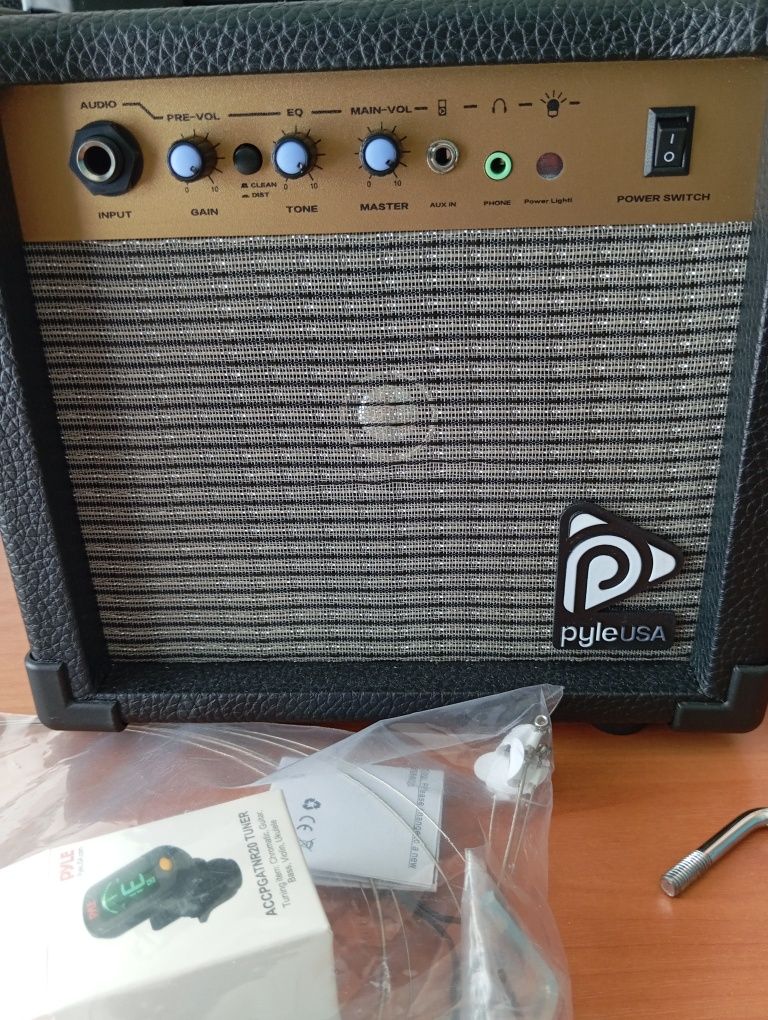 Gitara elektryczna cały zestaw