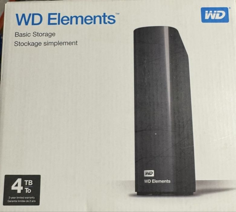 Wd elements 4tb novo selado em caixa com fatura