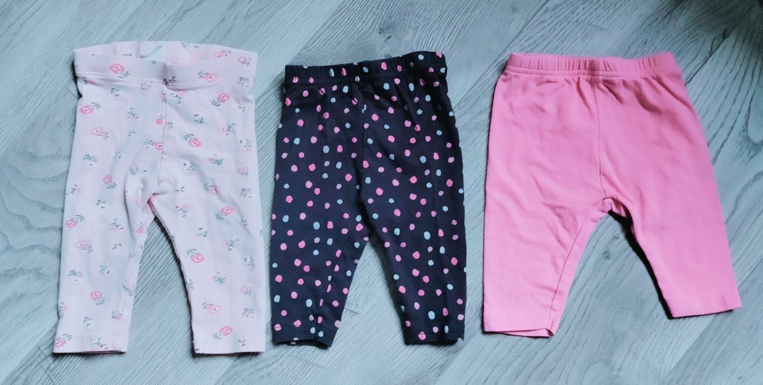 Legginsy niemowlęce H&M.
