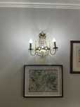 Apliques/ candeeiro de parede vintage cristal