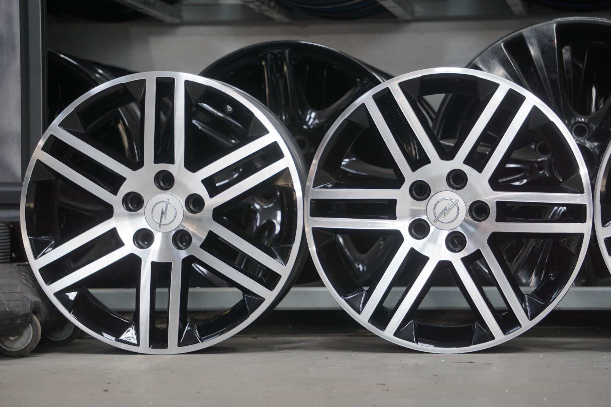 Alufelgi GM oryginal 5x110 7Jx17 et41 cb65,1mm czarny polysk i cnc