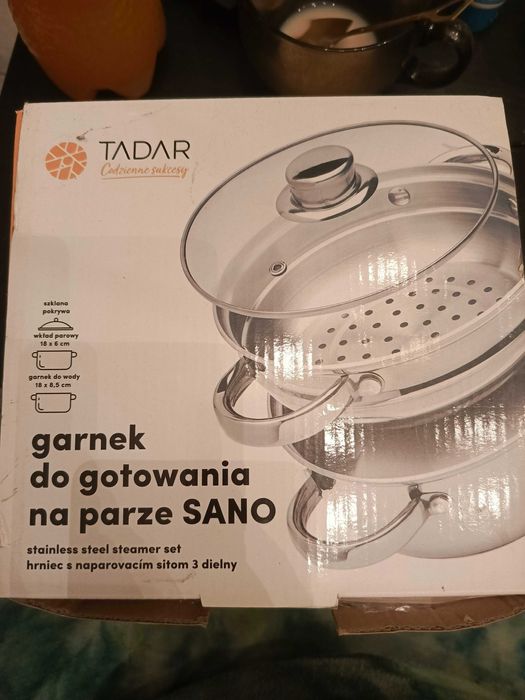 Nowy garnek do gotowania na parze