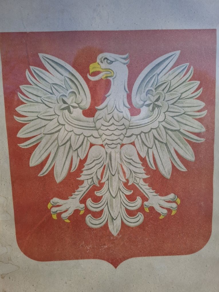 Orzeł biały godło Polski Ludowej