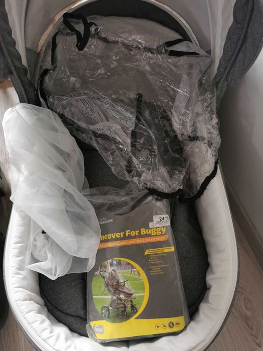 Wózek Roan Bass Soft 2w1 + fotelik ( nosidło)