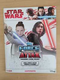 Caderneta COMPLETA Star Wars Force Attax