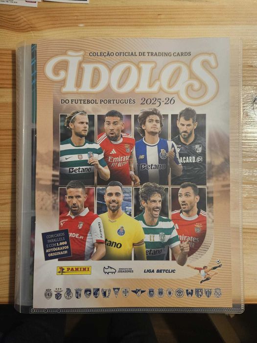 Álbum completo Ídolos do Futebol Português Panini
