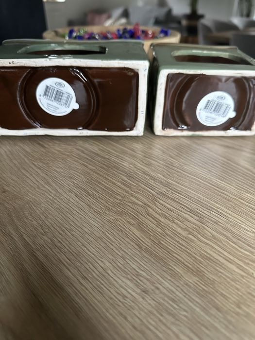 Domki ceramiczne 2 szt na tee light