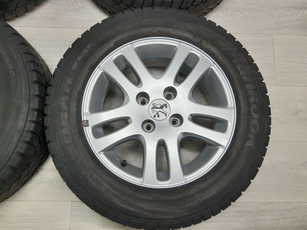 Диски р15 4/108 Peugeot,Citroen,Ford з гумою Hankook 195/65/15