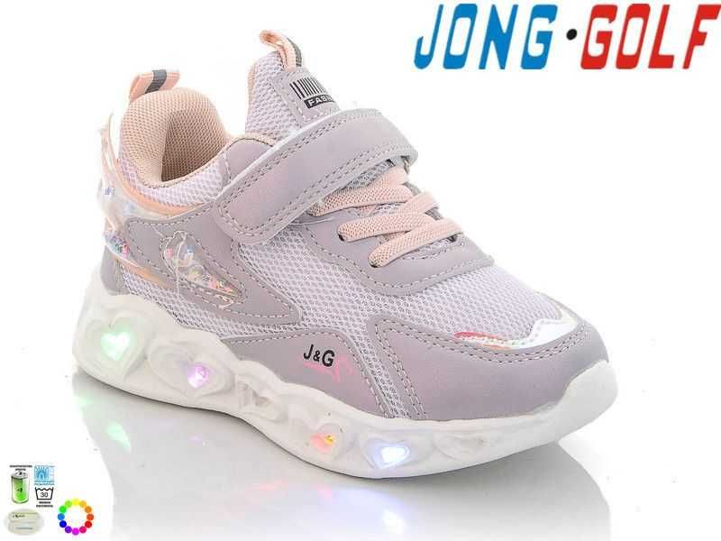 Детские кроссовки с единорогом и с LED подсветкой JongGolf рры 26- 31
