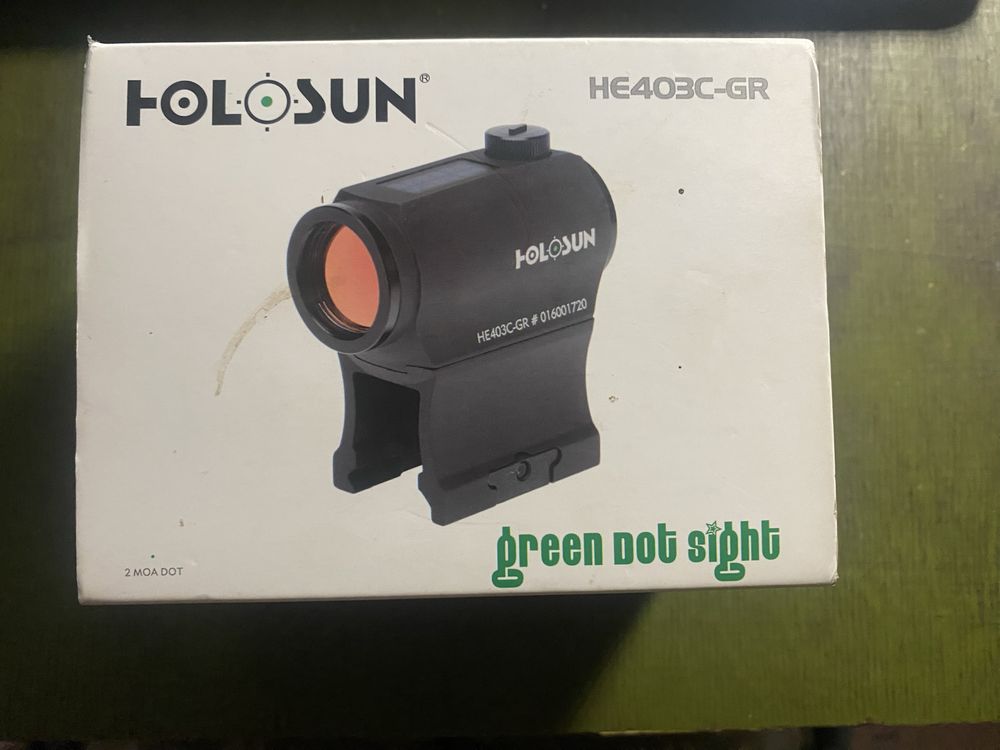 Приціл коліматорний HOLOSUN MICRO ELITE HE403C-GR