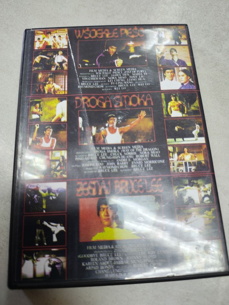 Bruce Lee x 3. Zestaw filmów dvd. Polskie napisy