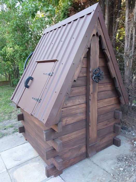 Studnia do ogrodu SD02 ! drewniana Osłona na studnię!