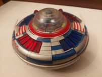 Brinquedo Chapa. Ichiko Space Explorer. Made in Japan. Tin toy.