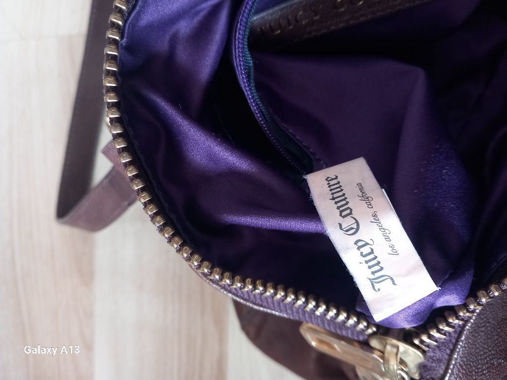 Juicy couture vintage torebka skóra naturalna