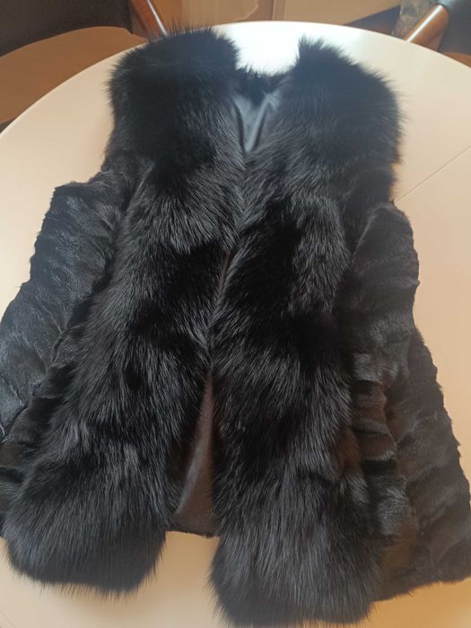 Kamizelka futro naturalne