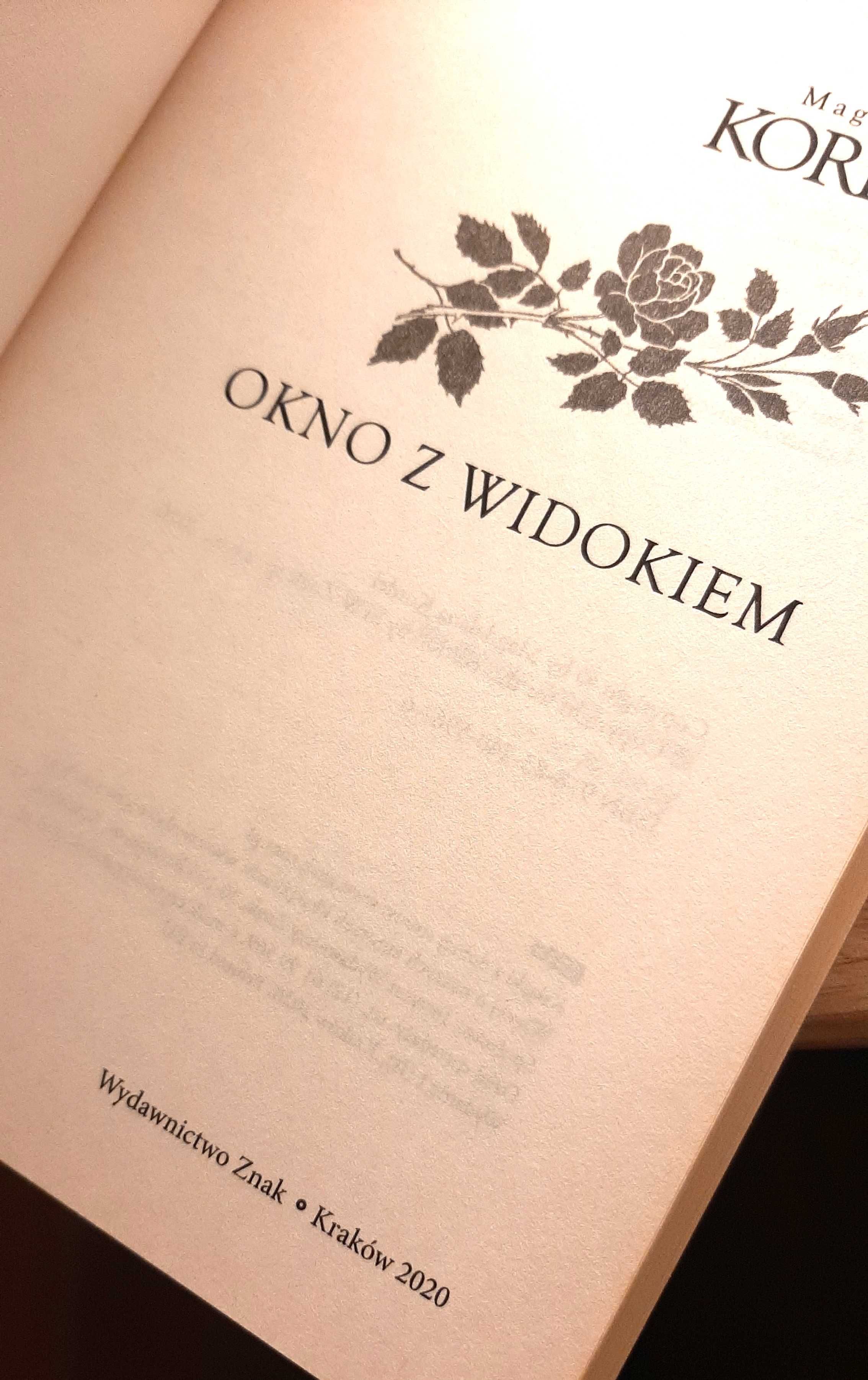 nowa książka "Okno z widokiem" Magdalena Kordel