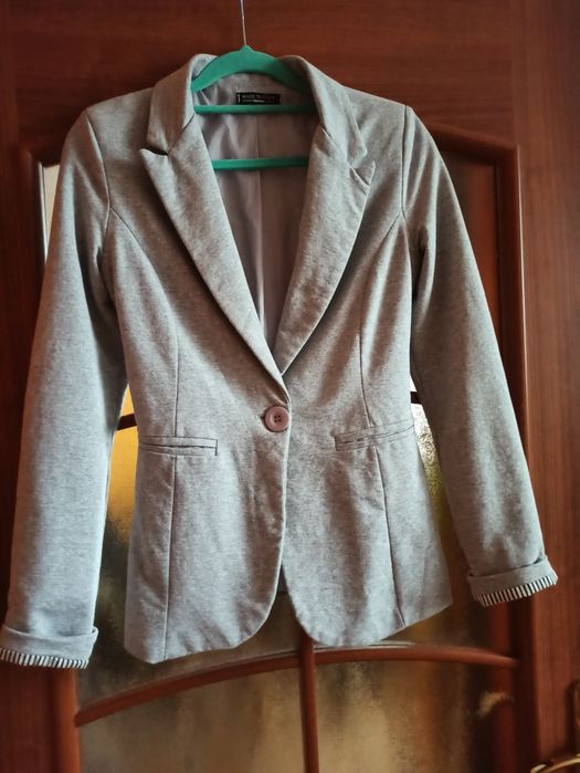 Damski żakiet szary rozmiar S