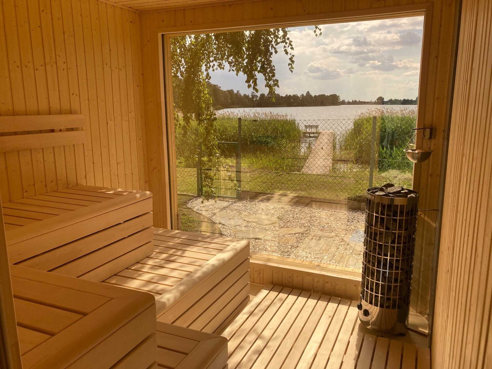 Wynajmę domki drewniane przy jeziorze Zbyszewickim w Wlkp. sauna