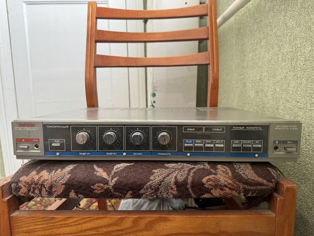 Усилитель Вега У-120-стерео Hi-Fi