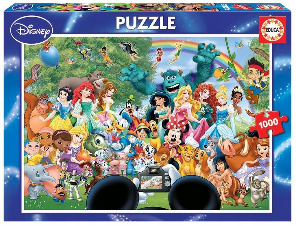 Puzzle 1000 Cudowny Świat Walta Disney'a G3, Educa