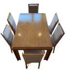 Mesa de jantar de 6 lugares extensível a 10 lugares