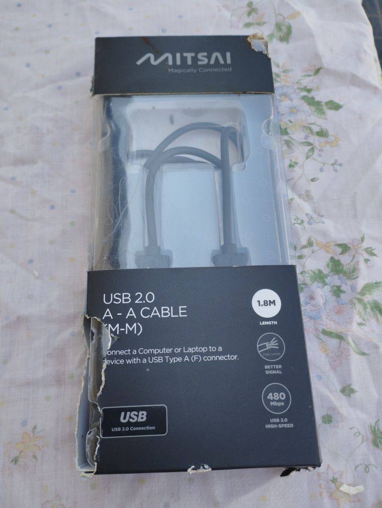 Cabo USB novo nunca usado