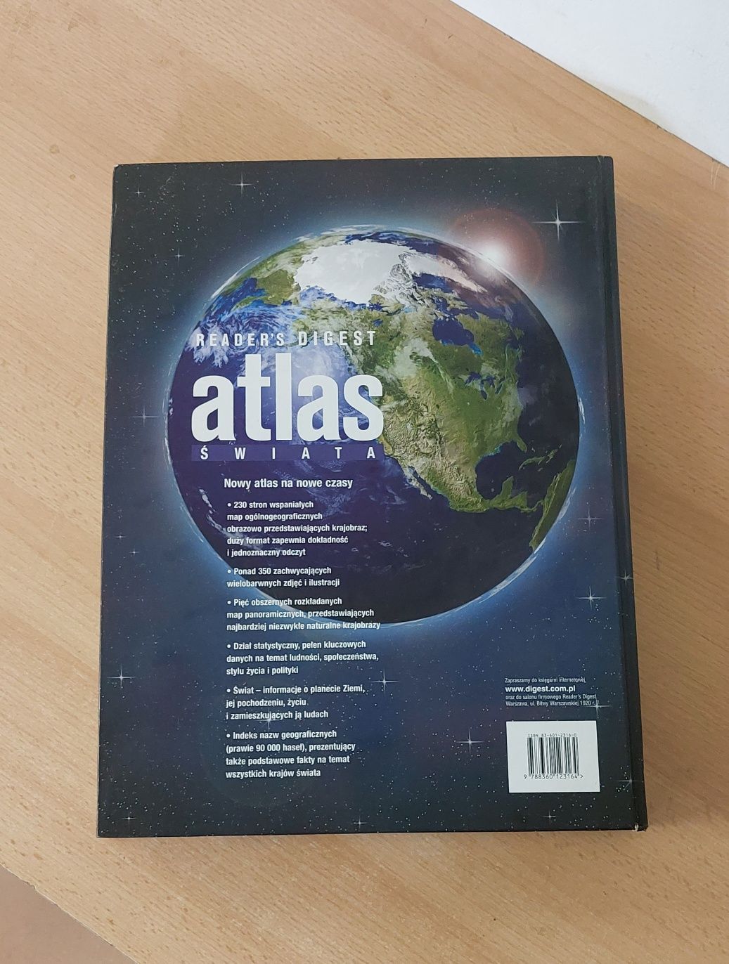 Atlas świata książka Reader's Digest