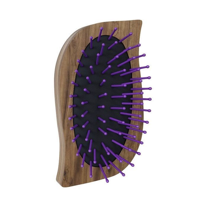 Mała drewniana szczotka do włosów antystatyczna Travel Hair Brush mini
