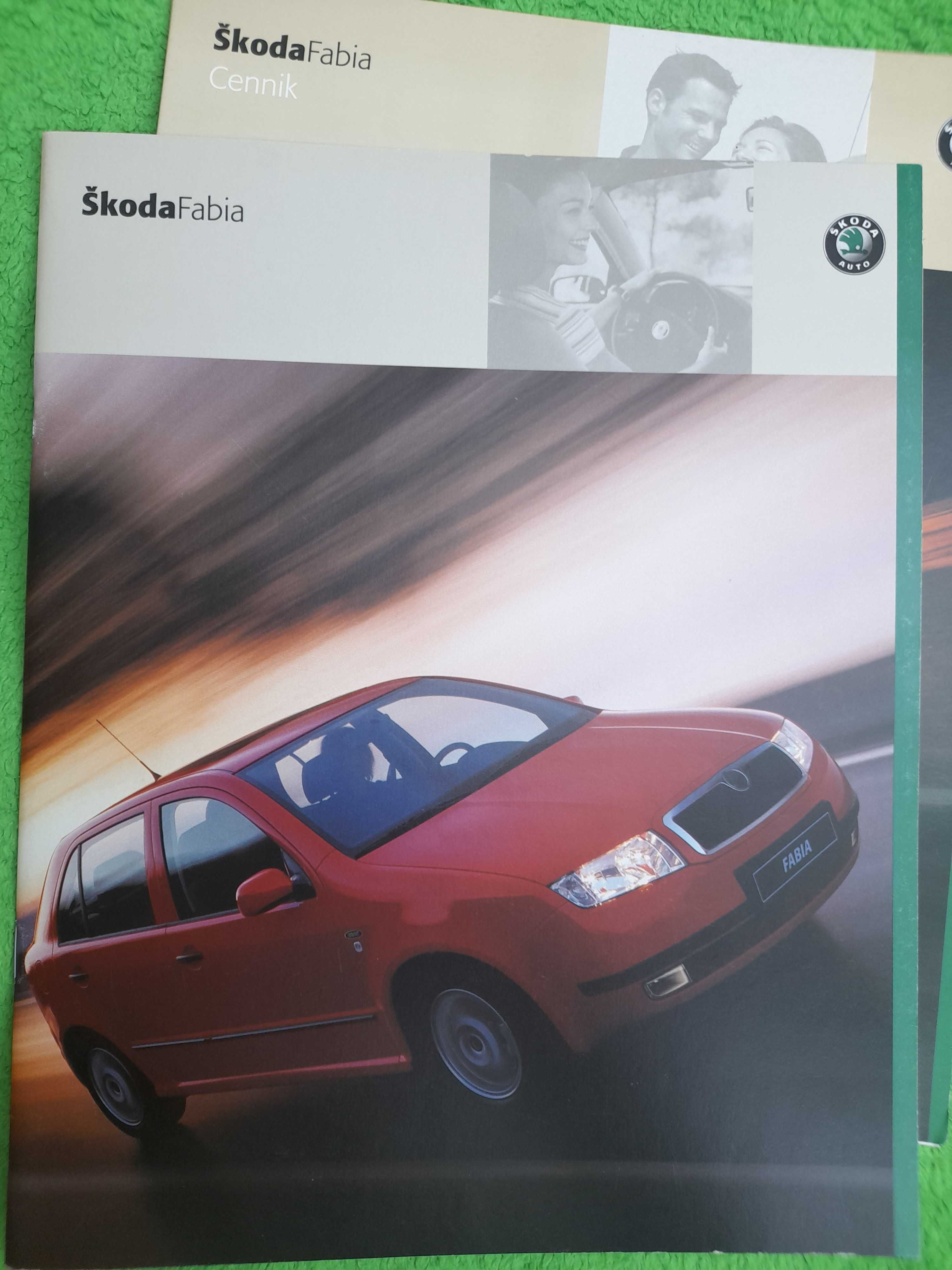 Skoda Fabia 1.4 MPI 1.9 SDI plus cennik język polski rok 2000