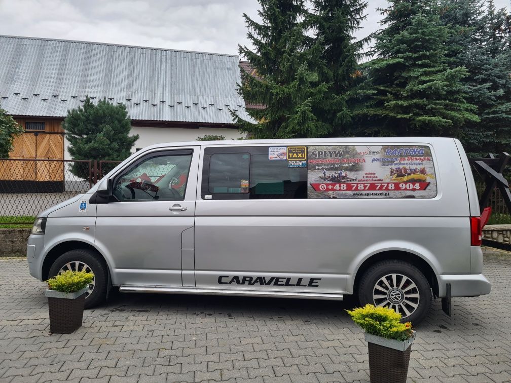 VW Caravelle T5 LIFT LONG 2010 silnik 2.0 140km Salon Polska 9osobowy