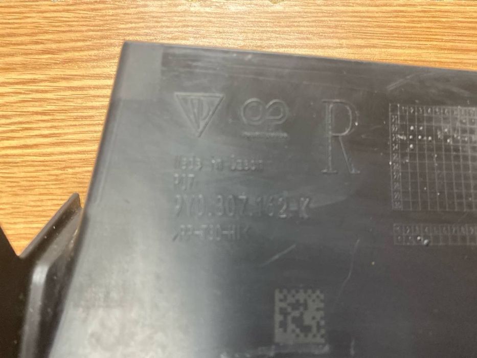 Porsche cayenne 9y0 рестайл правий воздуховод 9y0807162k