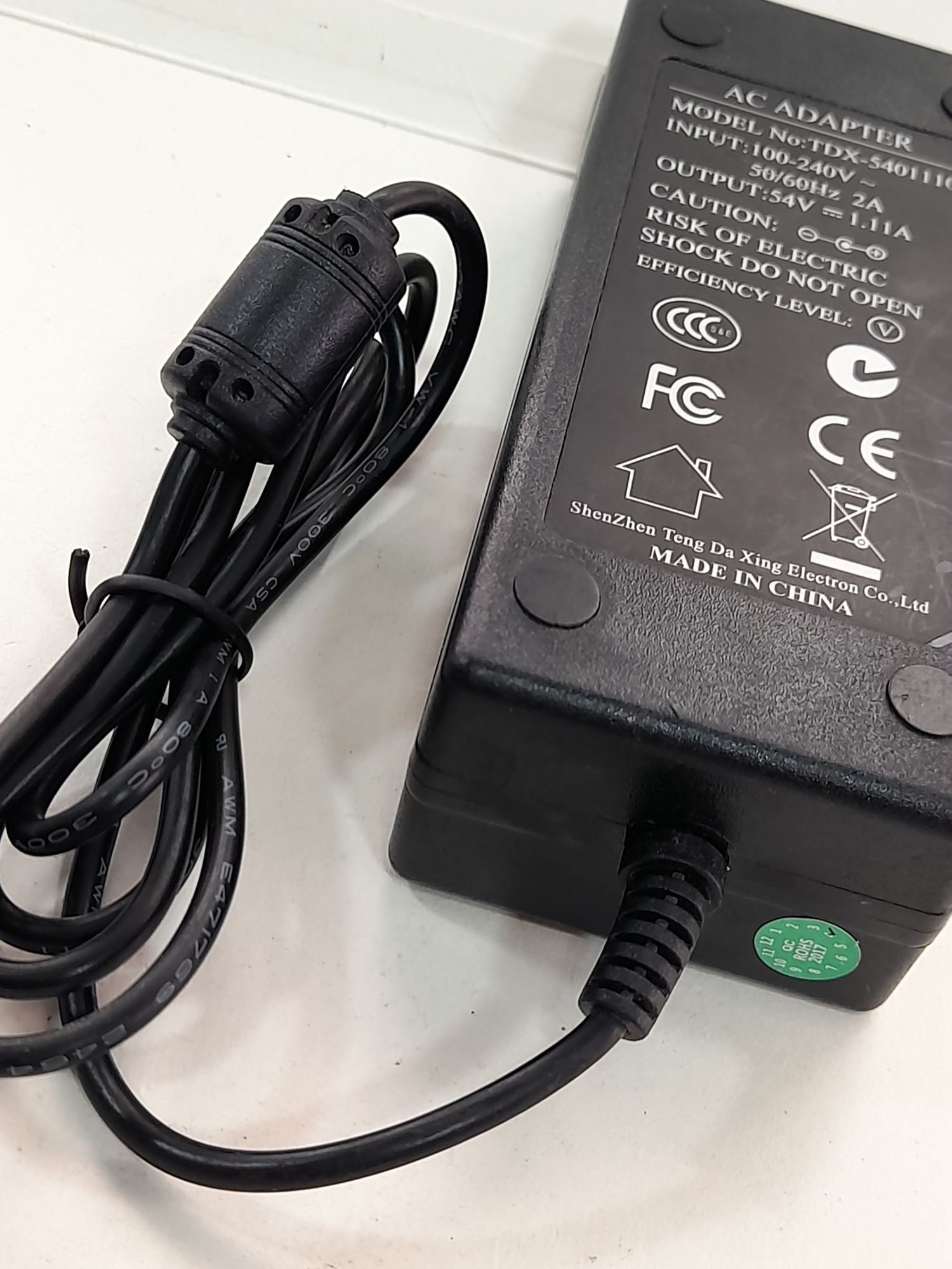 Блок питания 54V-1.11A model TDX-5401110