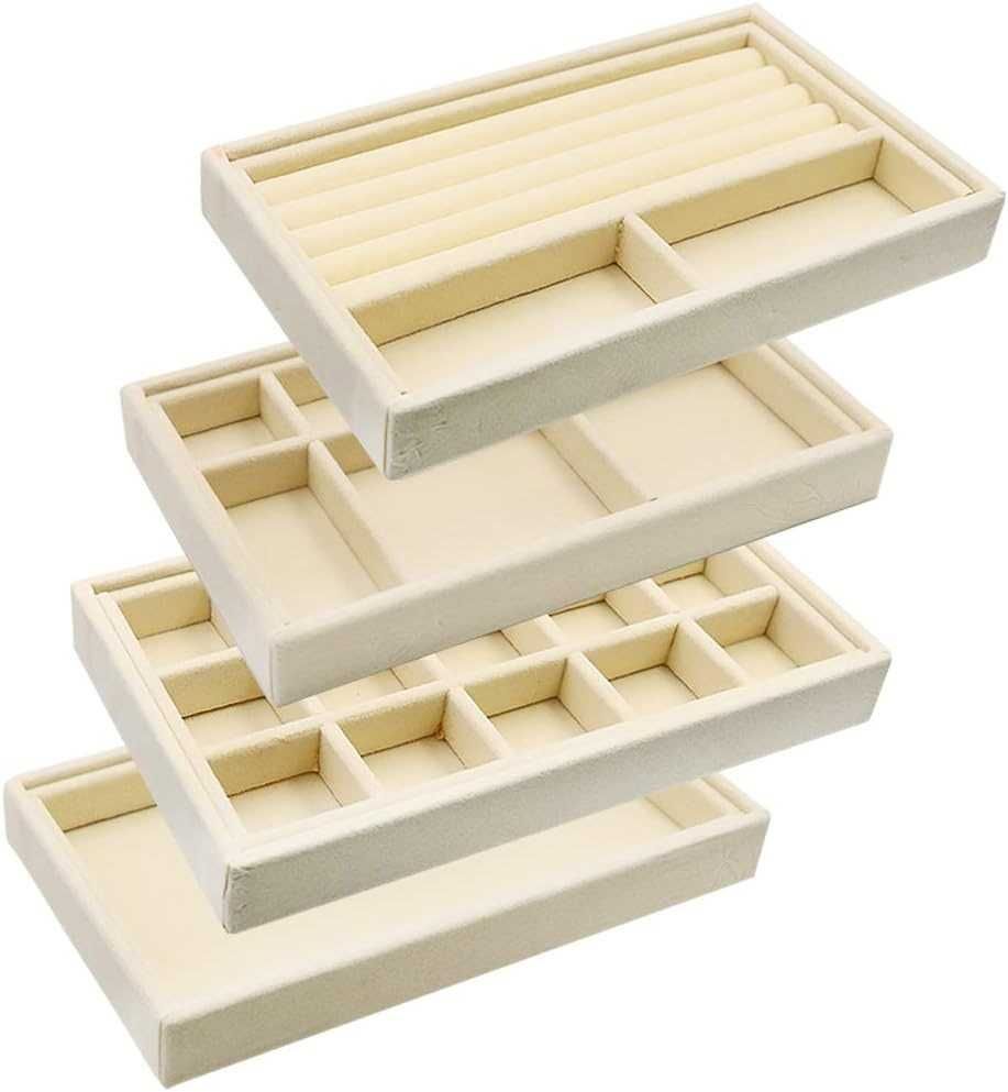 Nowy organizer do szuflady / etui na biżuterię /szkatułka /4szt !3838!