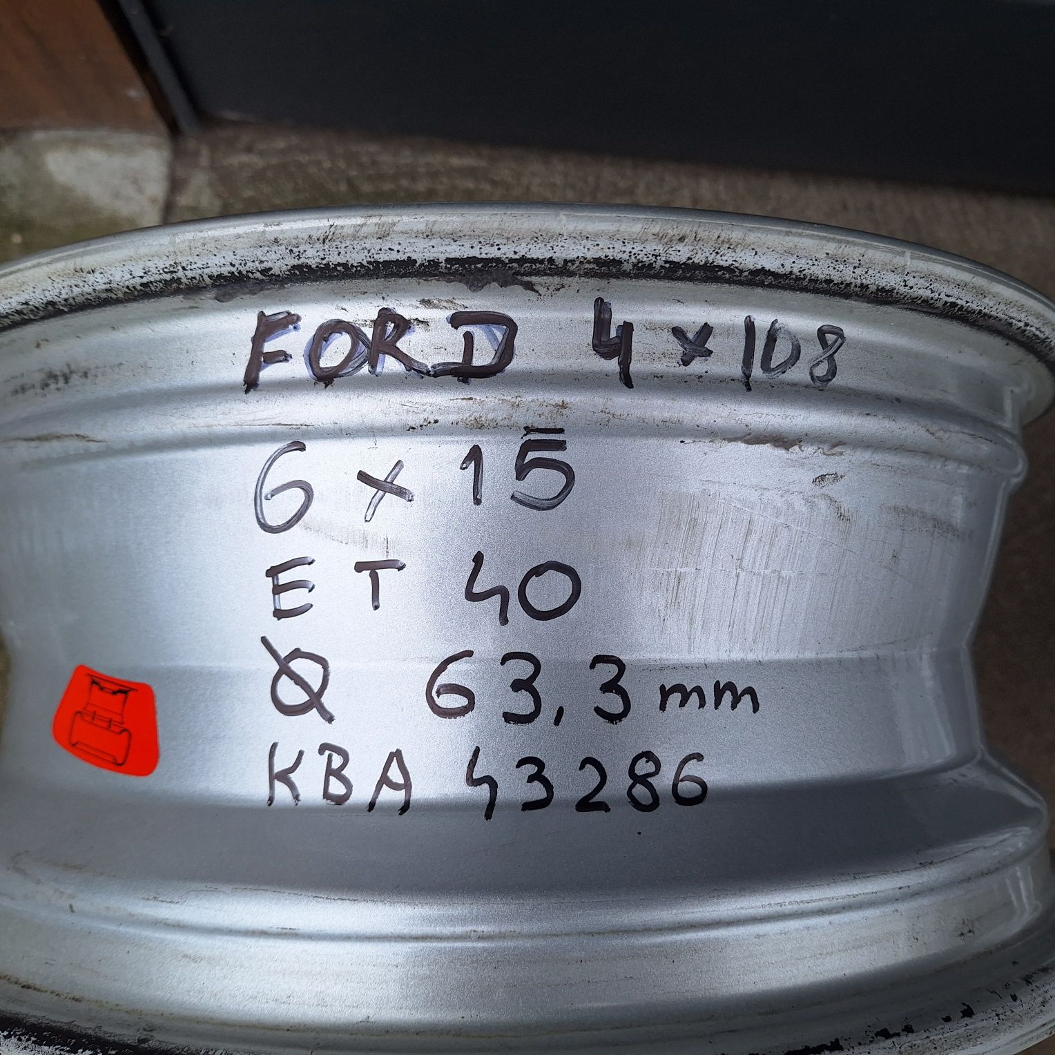 Felgi 15 Ford 4×108