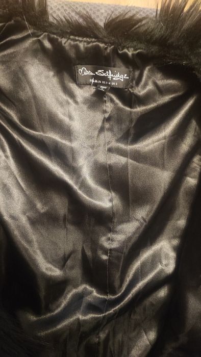 Kamizelka nowa Miss Selfridge XS, S, 34-36 futerko