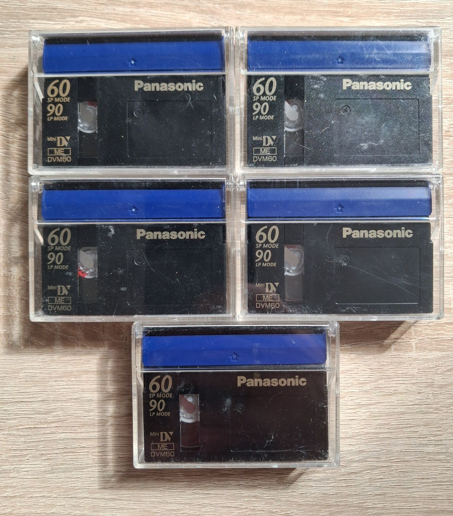 5x Taśma Kaseta MINI DV 60/90 Panasonic