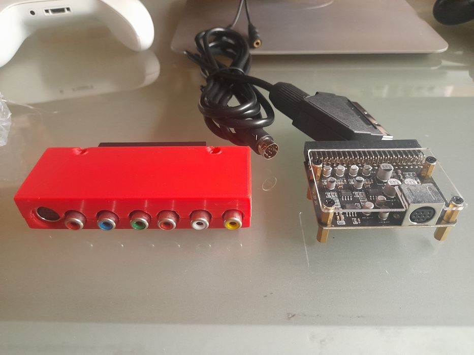 PC Engine - adaptadores + cabo RGB Scart