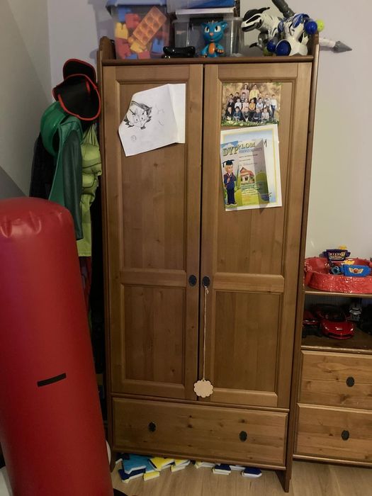 Meble dziecięce ikea brązowe