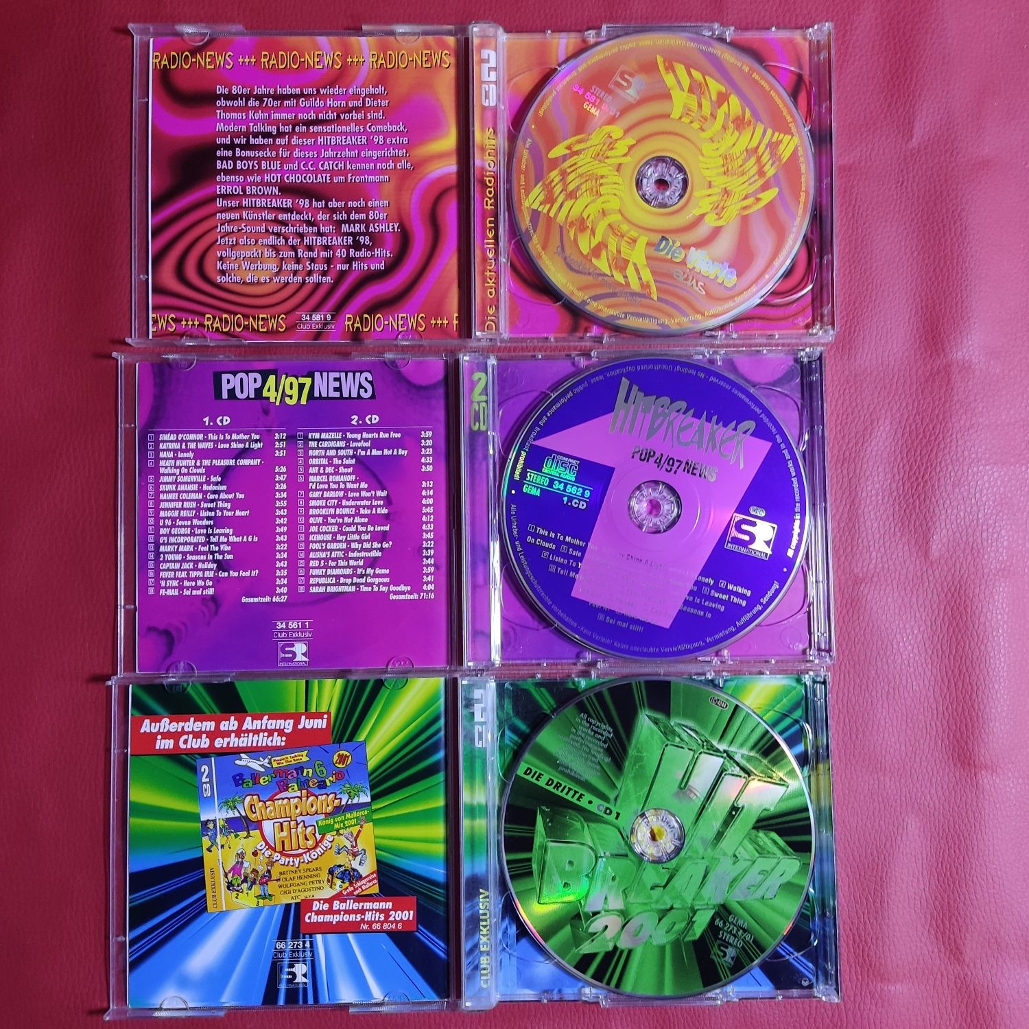 Hitbreaker,Maxi Dance -Фірмові збірники хітів. Аудіо CD.