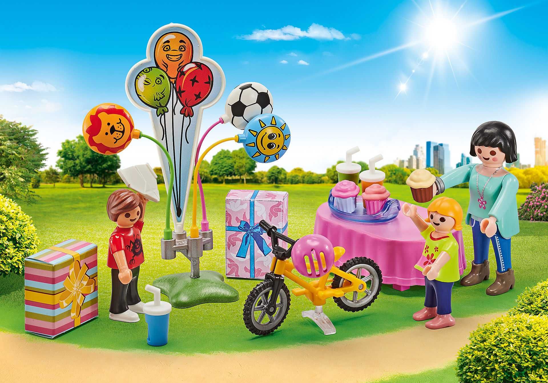 Zestaw klocków Playmobil Przyjęcie urodzinowe 9865 + prezent