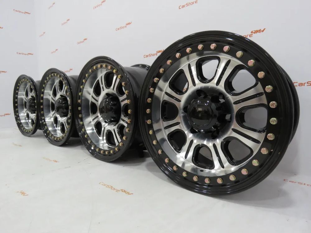 Jantes em alumínio com Beadlock Monstter Racing 17x9 ET-30 6x139.7