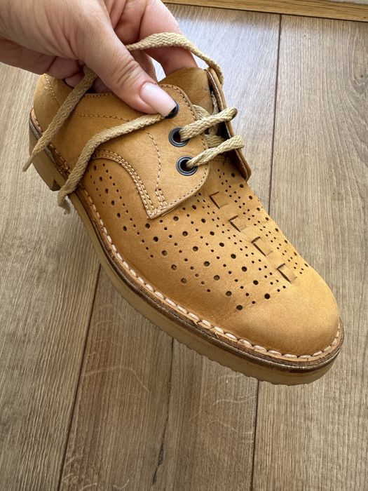 Лофери з натуральної шкіри чорні та гірчичні