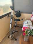 Bicicleta estática dobrável
