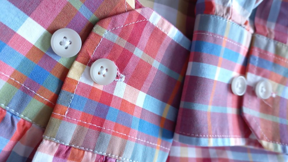 kolorowa w kratkę męska koszula Haupt slim fit