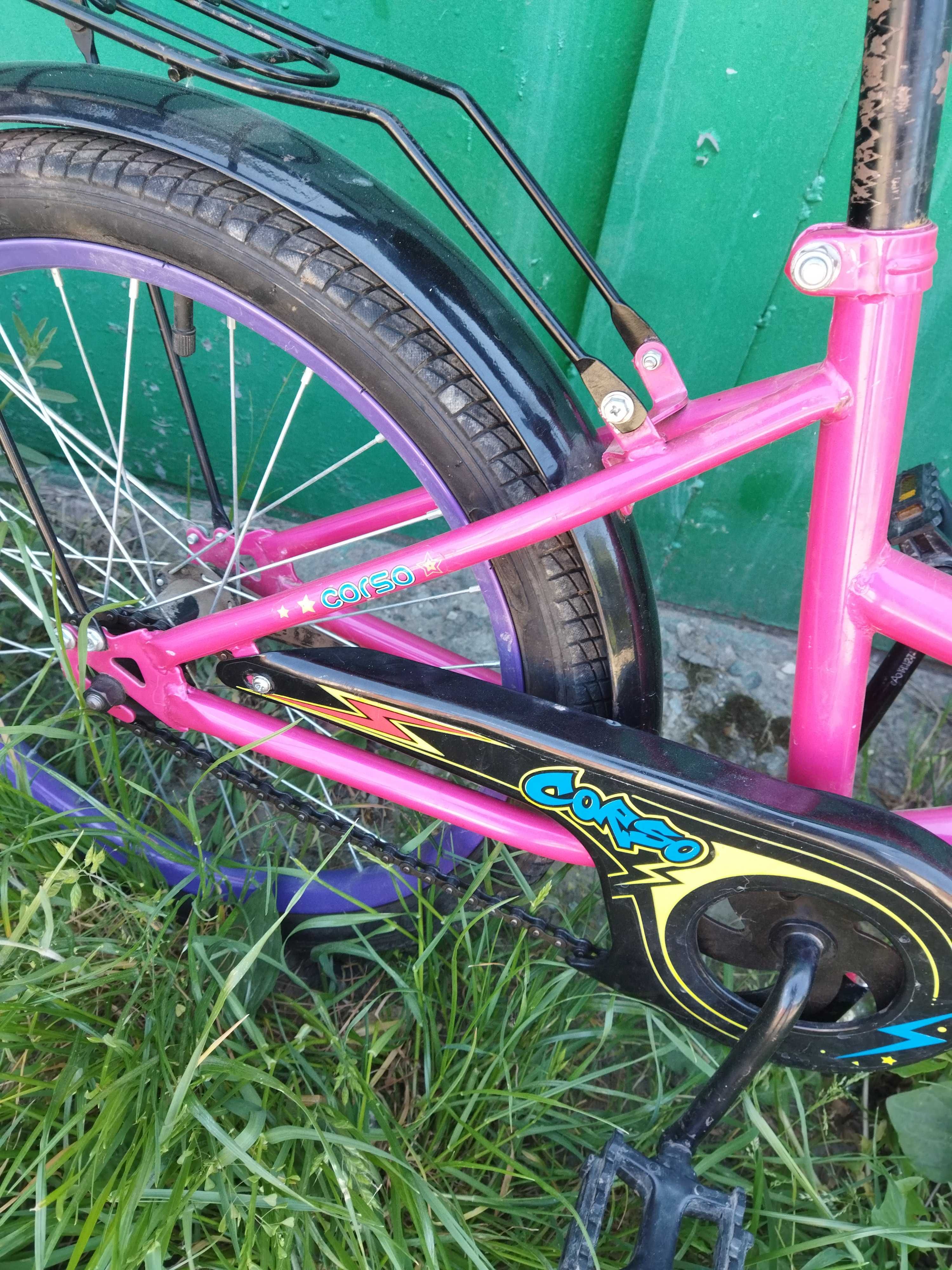 Дитячий велосипед для дівчинки 20" колеса (від 5-6 років)